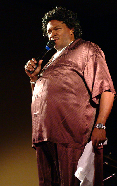 Barry White impersonator