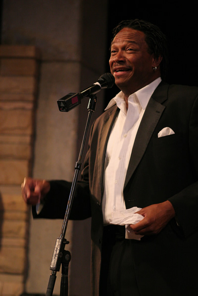 Louis Armstrong impersonator